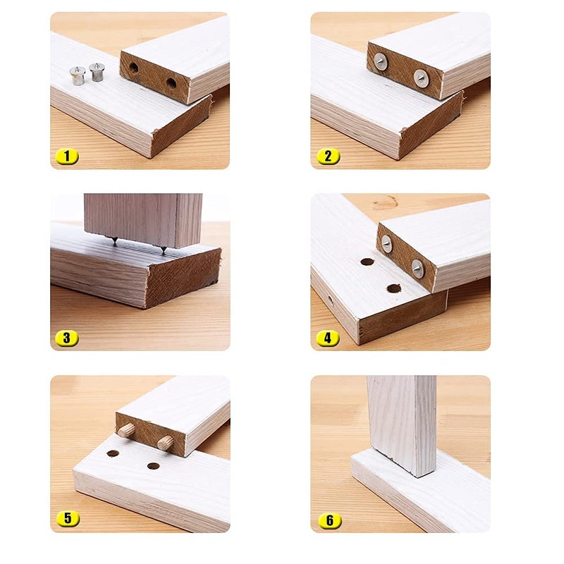 AUTOTOOLHOME أوتوتول هوم دبابيس ومركز نقل دبابيس 1/4"، 5/16"، 3/8" و 1/2" مجموعة من 8 - Image 3